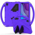 For Lenovo Tab M10 HD 2020 X306X EVA Flat Anti Falling Protective Case Shell with Holder(Purple) - 1