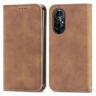 Retro Skin Feel Business Magnetic Horizontal Flip Leather Case with Holder & Card Slots & Wallet & Photo Frame For Huawei Nova 8 Pro(Brown) - 1