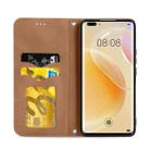 Retro Skin Feel Business Magnetic Horizontal Flip Leather Case with Holder & Card Slots & Wallet & Photo Frame For Huawei Nova 8 Pro(Brown) - 3