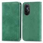 Retro Skin Feel Business Magnetic Horizontal Flip Leather Case with Holder & Card Slots & Wallet & Photo Frame For Huawei Nova 8 Pro(Green) - 1