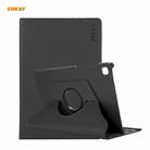 For Samsung Galaxy Tab S6 Lite P610 / P615 / Tab S6 Lite 2022 / P613 / P619 ENKAY 360 Rotation Kickstand Leather Smart Tablet Case(Black) - 1