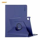 For Samsung Galaxy Tab S6 Lite P610 / P615 / Tab S6 Lite 2022 / P613 / P619 ENKAY 360 Rotation Kickstand Leather Smart Tablet Case(Dark Blue) - 1