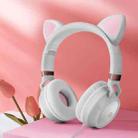 P28 Cat Ear Wired Headphone Music Stereo Headset with Microphone - 2