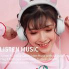 P28 Cat Ear Wired Headphone Music Stereo Headset with Microphone - 3