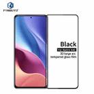 For Xiaomi Redmi K40 / K40 Pro PINWUYO 9H 3D Curved Full Screen Explosion-proof Tempered Glass Film(Black) - 1