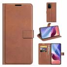 For Xiaomi Poco F3 / Redmi K40/K40 Pro Retro Calf Pattern Buckle Horizontal Flip Leather Case with Holder & Card Slots & Wallet(Light Brown) - 1