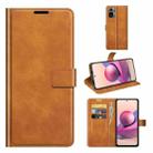 For Xiaomi Redmi Note 10 4G /Redmi Note 10S Retro Calf Pattern Buckle Horizontal Flip Leather Case with Holder & Card Slots & Wallet(Yellow) - 1