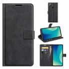 For ZTE Blade A7S 2020 Retro Calf Pattern Buckle Horizontal Flip Leather Case with Holder & Card Slots & Wallet(Black) - 1