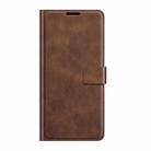 For Redmi Note 10 Pro Max Retro Calf Pattern Buckle Horizontal Flip Leather Case with Holder & Card Slots & Wallet(Dark Brown) - 2