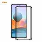 For Redmi Note 10 Pro / Note 10 Pro Max 2 PCS ENKAY Hat-Prince Full Glue 0.26mm 9H 2.5D Tempered Glass Full Coverage Film - 1