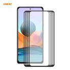 For Redmi Note 10 Pro / Note 10 Pro Max 5 PCS ENKAY Hat-Prince Full Glue 0.26mm 9H 2.5D Tempered Glass Full Coverage Film - 1