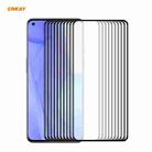 For OnePlus 9 / 9R 10 PCS ENKAY Hat-Prince Full Glue 0.26mm 9H 2.5D Tempered Glass Full Coverage Film - 1