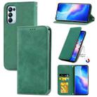 For OPPO Reno5 Pro 5G Retro Skin Feel Business Magnetic Horizontal Flip Leather Case with Holder & Card Slots & Wallet & Photo Frame(Green) - 1