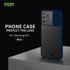 For Samsung Galaxy A72 5G / 4G MOFI Xing Dun Series Translucent Frosted PC + TPU Privacy Anti-glare Shockproof All-inclusive Protective Case(Blue) - 1