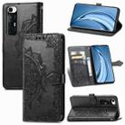 For Xiaomi Mi 10S Mandala Flower Embossed Horizontal Flip Leather Case with Bracket / Card Slot / Wallet / Lanyard(Black) - 1