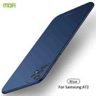 For Samsung Galaxy A72 5G / 4G MOFI Frosted PC Ultra-thin Hard Case(Blue) - 1