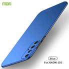 For Xiaomi Mi 10S MOFI Frosted PC Ultra-thin Hard Case(Blue) - 1
