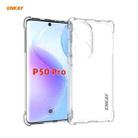 For Huawei P50 Pro Hat-Prince ENKAY Clear TPU Soft Anti-slip Cover Shockproof Case - 1