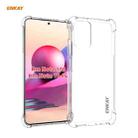 For Redmi Note 10 4G / Note 10S Hat-Prince ENKAY Clear TPU Shockproof Case Soft Anti-slip Cover + 0.26mm 9H 2.5D Full Glue Full Coverage Tempered Glass Protector Film - 2