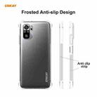 For Redmi Note 10 4G / Note 10S Hat-Prince ENKAY Clear TPU Shockproof Case Soft Anti-slip Cover + 0.26mm 9H 2.5D Full Glue Full Coverage Tempered Glass Protector Film - 5