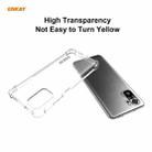 For Redmi Note 10 4G / Note 10S Hat-Prince ENKAY Clear TPU Shockproof Case Soft Anti-slip Cover + 0.26mm 9H 2.5D Full Glue Full Coverage Tempered Glass Protector Film - 6