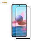 For Redmi Note 10 4G / Note 10S Hat-Prince ENKAY Clear TPU Shockproof Case Soft Anti-slip Cover + 0.26mm 9H 2.5D Full Glue Full Coverage Tempered Glass Protector Film - 7