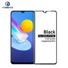 For vivo Y72 5G PINWUYO 9H 2.5D Full Screen Tempered Glass Film(Black) - 1