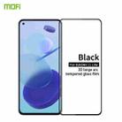 For Xiaomi Mi 11 Lite MOFI 9H 3D Explosion-proof Curved Screen Tempered Glass Film(Black) - 1
