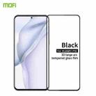 For Huawei P50 MOFI 9H 3D Explosion-proof Curved Screen Tempered Glass Film(Black) - 1