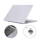 ENKAY for Huawei MateBook D 14  / Honor MagicBook 14 US Version 2 in 1 Crystal Protective Case with TPU Keyboard Film(Transparent) - 1