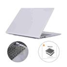 ENKAY for Huawei MateBook D 15  / Honor MagicBook 15 US Version 2 in 1 Crystal Protective Case with TPU Keyboard Film(Transparent) - 1