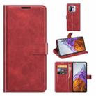 For Xiaomi Mi 11 Pro 4G / 5G Retro Calf Pattern Buckle Horizontal Flip Leather Case with Holder & Card Slots & Wallet(Red) - 1