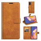 For OPPO A94 4G / F19 Pro Retro Calf Pattern Buckle Horizontal Flip Leather Case with Holder & Card Slots & Wallet(Yellow) - 1