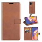 For OPPO A94 4G / F19 Pro Retro Calf Pattern Buckle Horizontal Flip Leather Case with Holder & Card Slots & Wallet(Light Brown) - 1