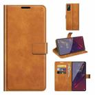 For Wiko Power U20 Retro Calf Pattern Buckle Horizontal Flip Leather Case with Holder & Card Slots & Wallet(Yellow) - 1