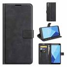 For Wiko Y51 / Sunny 5 lite Retro Calf Pattern Buckle Horizontal Flip Leather Case with Holder & Card Slots & Wallet(Black) - 1