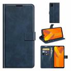 For Wiko Y62 Retro Calf Pattern Buckle Horizontal Flip Leather Case with Holder & Card Slots & Wallet(Blue) - 1