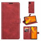 For Wiko Y62 Retro Calf Pattern Buckle Horizontal Flip Leather Case with Holder & Card Slots & Wallet(Red) - 1