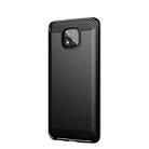 For Motorola Moto G Power 2021 MOFI Gentleness Series Brushed Texture Carbon Fiber Soft TPU Case(Black) - 1