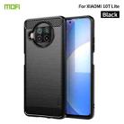 For Xiaomi Mi 10T Lite /Mi 10i 5G / Note 9 Pro 5G MOFI Gentleness Series Brushed Texture Carbon Fiber Soft TPU Case(Black) - 1