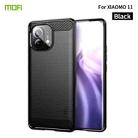 For Xiaomi Mi 11 MOFI Gentleness Series Brushed Texture Carbon Fiber Soft TPU Case(Black) - 1