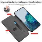 For Samsung Galaxy A02 (EU Version) ntegrated Electricity Pressing Retro Texture Magnetic TPU+PU Leather Case with Card Slot & Holder(Blue) - 3