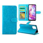 For vivo Y31S/Y52S/IQOO U3 5G Crazy Horse Texture Leather Horizontal Flip Protective Case with Holder & Card Slots & Wallet & Photo Frame(Baby Blue) - 1