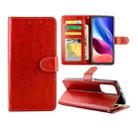 For Redmi K40/K40 Pro/K40 Pro+/POCO F3/Mi 11i Crazy Horse Texture Leather Horizontal Flip Protective Case with Holder & Card Slots & Wallet & Photo Frame(Brown) - 1