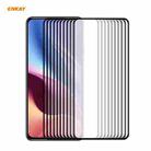 For Xiaomi Poco F3 10 PCS ENKAY Hat-Prince Full Glue 0.26mm 9H 2.5D Tempered Glass Full Coverage Film - 1