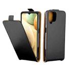 For Samsung Galaxy A12 5G) Business Style Vertical Flip TPU Leather Case with Card Slot(Black) - 1