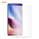 For Xiaomi Poco F3 10 PCS ENKAY Hat-Prince 0.26mm 9H 2.5D Curved Edge Tempered Glass Film - 1