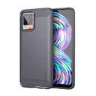 For OPPO Realme 8 / 8 Pro MOFI Gentleness Series Brushed Texture Carbon Fiber Soft TPU Case(Grey) - 1
