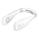 Hand Free Mini USB Neck Fan - Rechargeable Portable Headphone Design Wearable Neckband Fan, 3 Level Air Flow, 360 Degree Free Rotation Perfect for Sports, Office and Outdoor(White) - 1