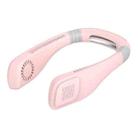 Hand Free Mini USB Neck Fan - Rechargeable Portable Headphone Design Wearable Neckband Fan, 3 Level Air Flow, 360 Degree Free Rotation Perfect for Sports, Office and Outdoor(Pink) - 1
